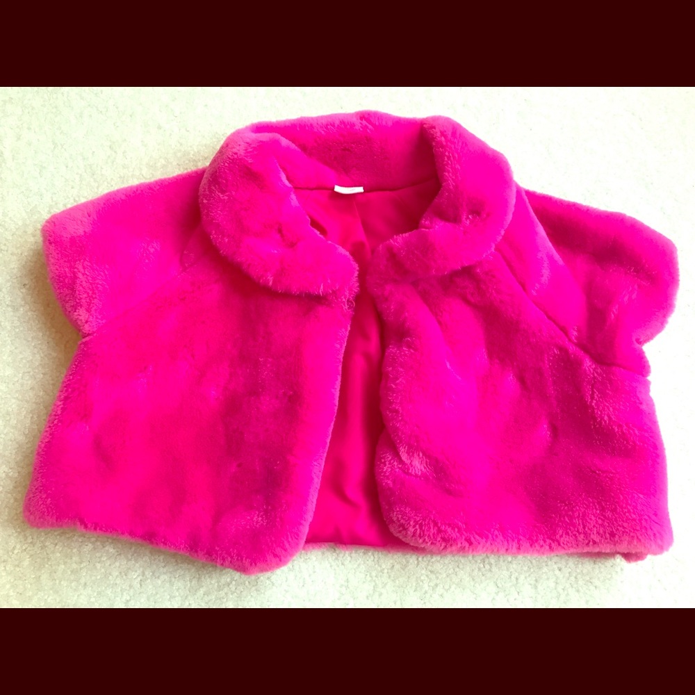 Gymboree Faux Fur shrug